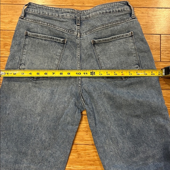 Kut from the Kloth Blue Sienna High Rise Skater Girl Wide Leg Jeans 10 - Picture 7 of 8